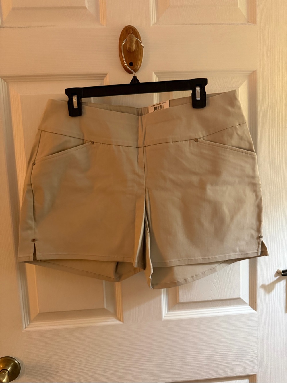 INC International Concepts Beige Stretch Shorts